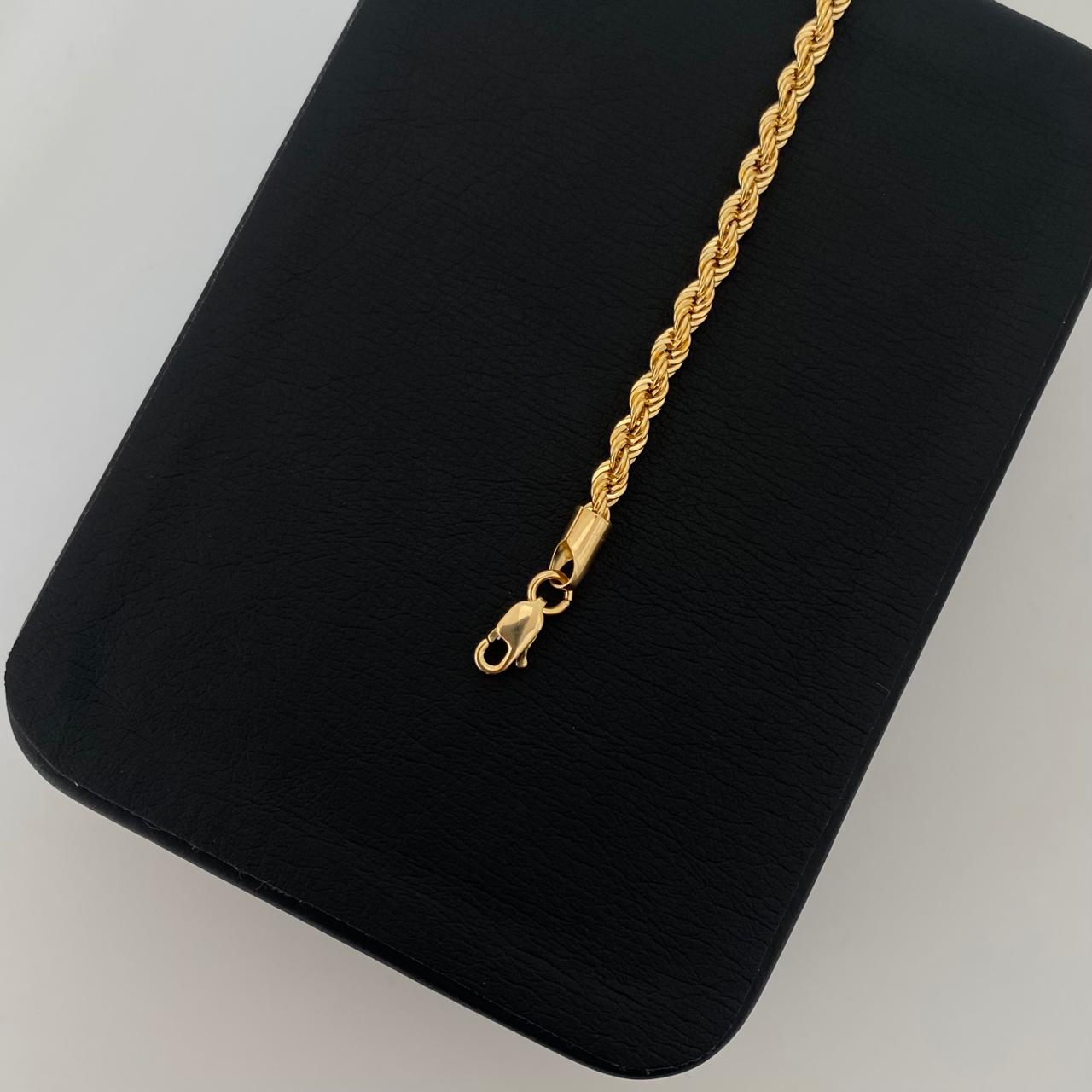 Pulso It lazo Oro amarillo 18k +1 / 2,85 Gr / 3,15 mm / 19 Cm